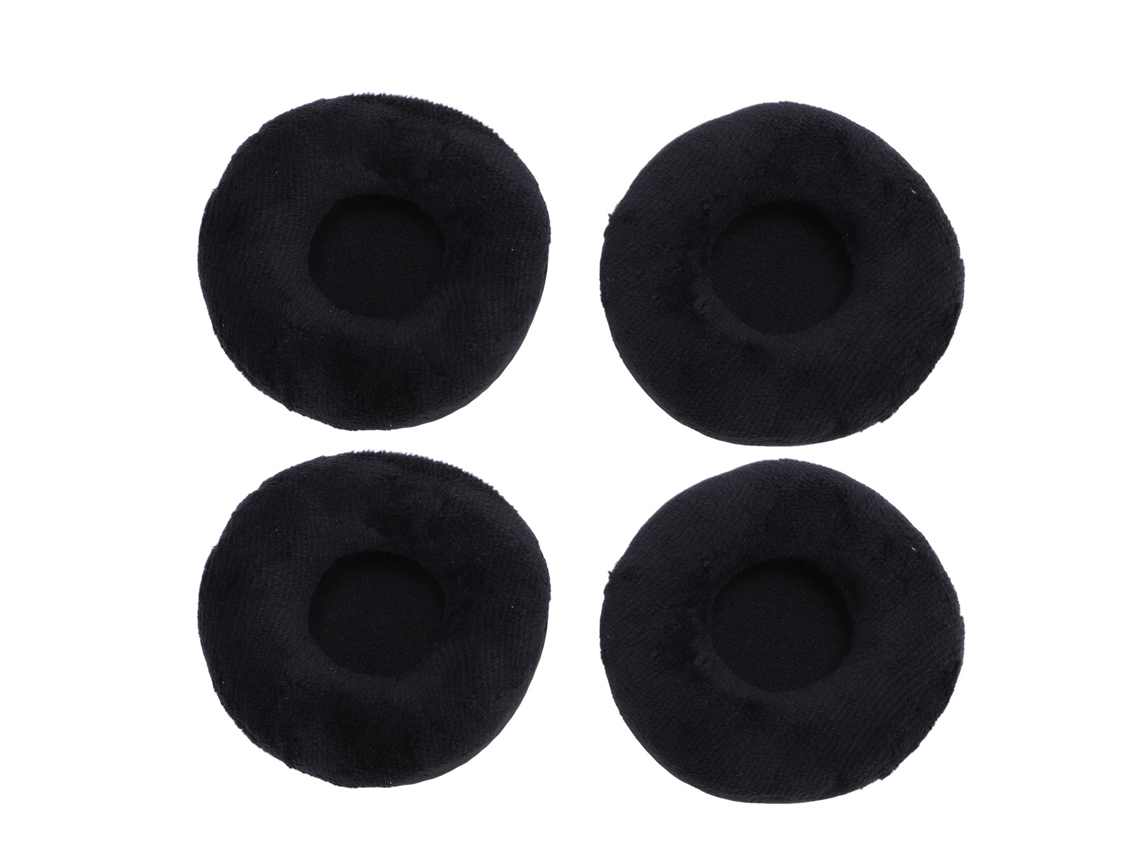 Aetheria 4pcs Almofadas Substitutivas de Veludo e Espuma para Fones Ath s200bt Sj33 Esw9 Es10 Es Series Preto