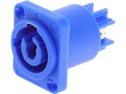 Conector De Alimentação De Áudio Azul, Plugue De Aviação, Para Alto Falantes E Displays De Led. Font Gokoco
