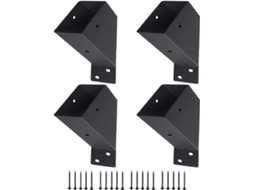 Suporte De Canto Reforçado Para Pérgola, Conector De Viga De Madeira