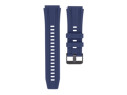Cinto De Relógio De Silicone Respirável Amigável À Pele Com Liberação Rápida Para Gt4 Gt3 Gt2 Azul