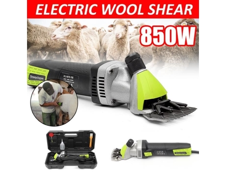 Tesoura de lã elétrica T4W 850W Ovelha Cabra Tesoura de cabelo Alpaca Tesoura TEMPSA