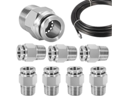 Conjunto de 8 Conexões para Mangueira de Ar CHABERLU