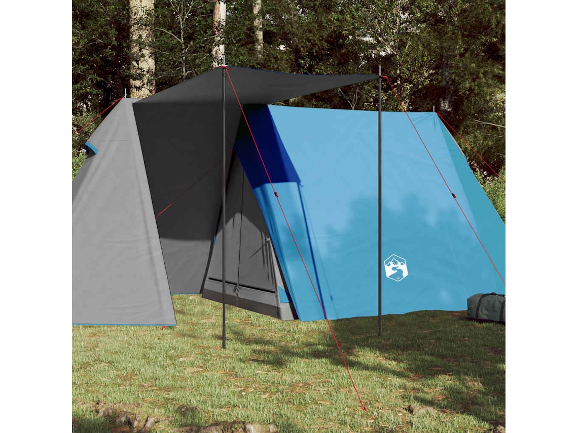 Vidaxl Tenda De Campismo Para 3 Pessoas Impermeável Azul