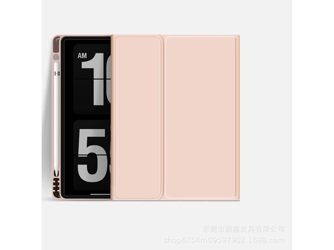 Capa Com Teclado Bluetooth Com Caneta Stylus, Compatível Com Ipad Air 6/7 11 Pol. 24/25 Pol, Rosa
