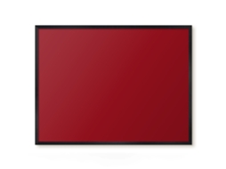 Magnetic Wall Board Vivid Burgundy For The Office Espelharte (80x60 Cm)