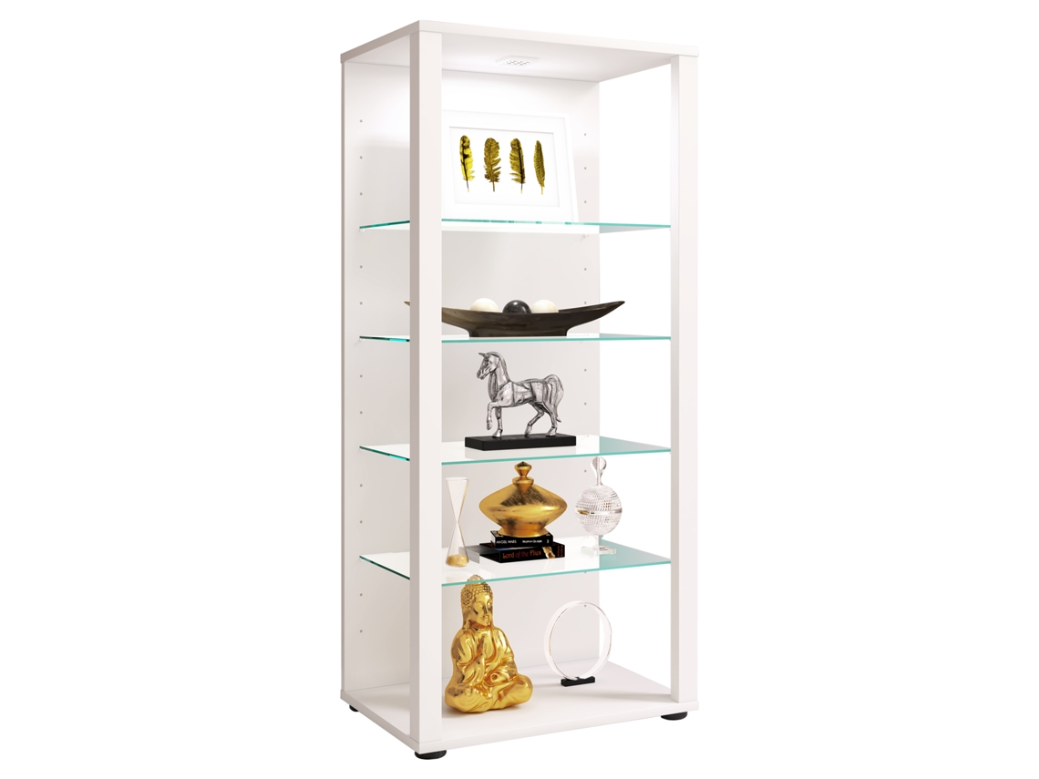 Vitrina De Vidro Em Madeira Glasol Lll Vcm