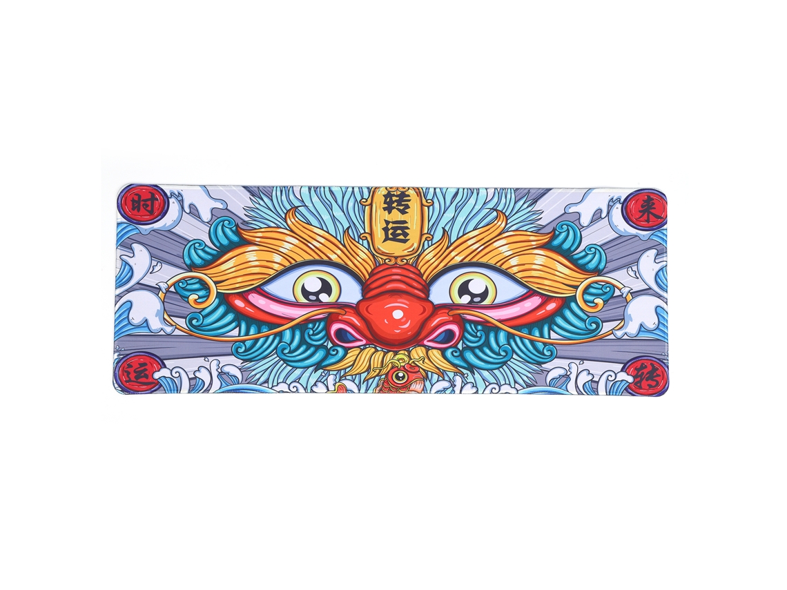 Mouse Pad (borda Trancada Aumentada, Lavável) Tapete De Mesa De Escritório Grande Com Tendência Nacional
