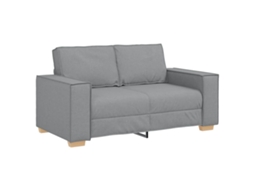 2-seater Sofa, 2-seater Sofas Vidaxl Cinzeto Tecido (n/a)