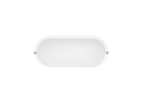 Plafon Led Oval Impermeável Zibor Ip65 12W 3000K BENEITO FAURE
