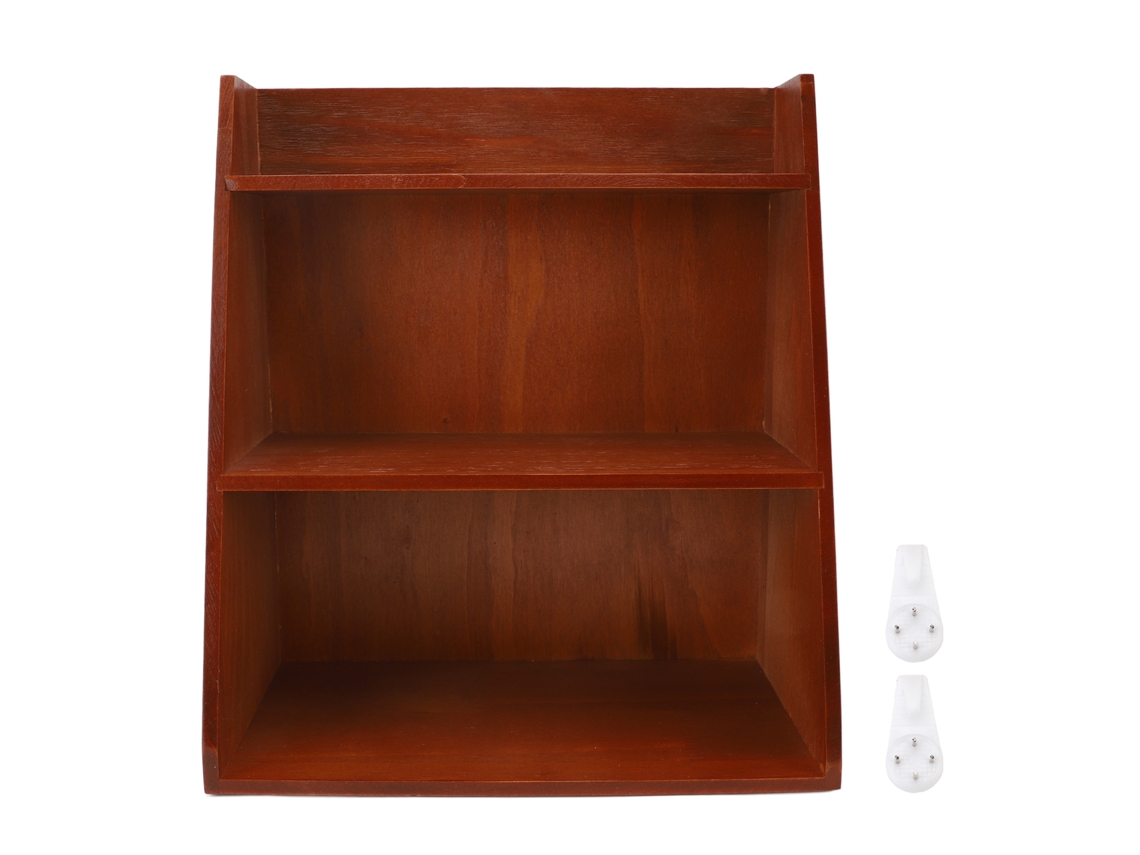 Caixa de armazenamento de mesa em forma de casa para papelaria e cosméticos, branco | S/MARCA