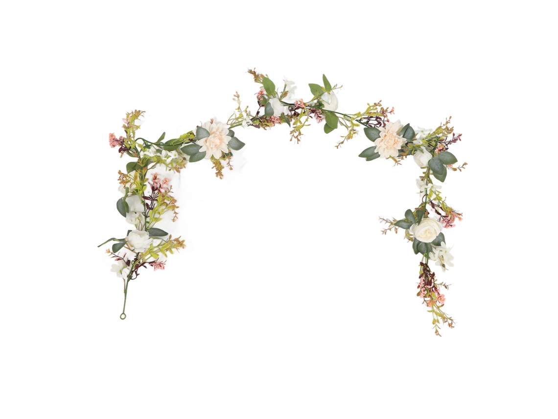 Vinha de Rosa Artificial Garland Decoração Casamento Festa Home Decor Simulação Flor Falsa