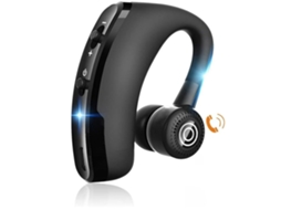 Fones Sem Fio 25h, Mono Bluetooth com Microfone Hd, Cvc8.0, Redução Ruído, Giratório 270°, Preto