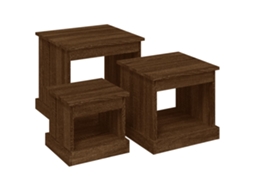 Coffee Table, Coffee Tables Vidaxl Marrom Madeira Processada (n/a)