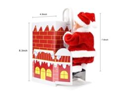 Laxiscreed Boneco De Natal Com Sons Divertidos Para Decorar A Parede Nesta Festas