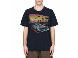 Rockinstone Back To The Future Movie Future Navy Adult T-shirt Size:m