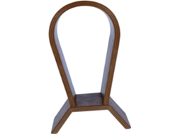 Suporte Para Fones De Ouvido Em Madeira Sintética De Nogueira, Estável E Ideal Para Guardar Fones De Ouvido