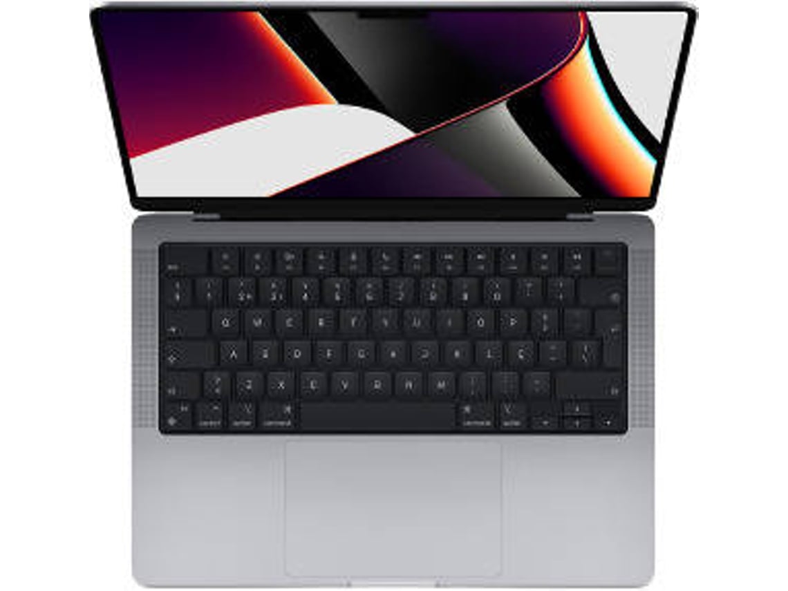 Macbook Pro APPLE Cinzento Sideral (14'' - Apple M1 Pro 8-core - RAM: 16 GB - 1 TB SSD - GPU 14-core)