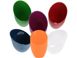 Conjunto De 6 Cúpulas Minimalistas De Plástico Para Abajur, Proteção Para Os Olhos Contra Luz Direta, Para Sala De Estar E
