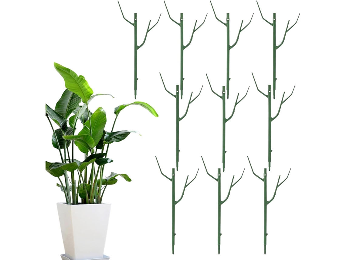 Suportes para Plantas Suportes para Plantas Trepadeiras Galhos Artificiais Empilháveis, 10 Peças, Decoração de Treliça CHABERLU