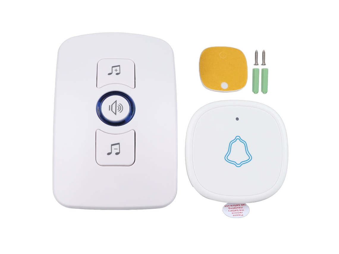 Campainha De Porta Sem Fio Inteligente Com Música Para Casa, Chamador Para Idosos