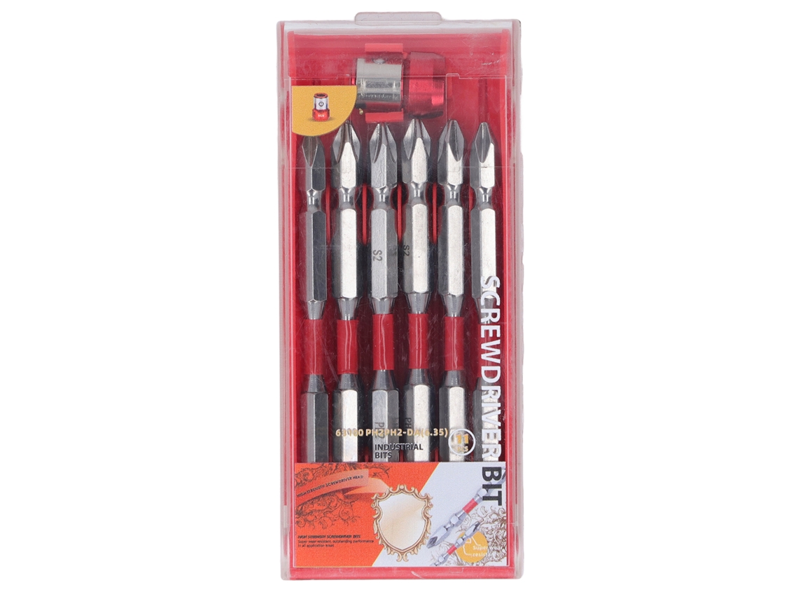 Conjunto de Parafusos Cruzados Magnéticos Fabricados em Liga de Aço Resistente à Corrosão e ao Desgaste 1/4 Polegada Para Fusadeira Elétrica 100mm