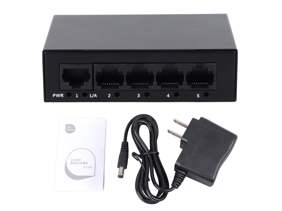 Switch 5 Portas 100mbps LAXISCREED