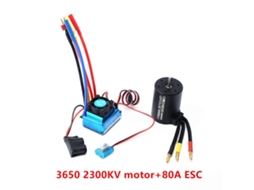 Mali motor Brushless 3650 2300kv com Esc 80a para Carro e Barco Controle Remoto 1:8/1:10 Hsp Hpi Wltoys