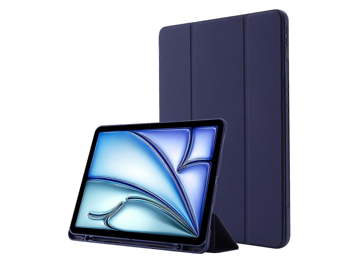 Capa de couro tripla Webake Skin Feel para tablet com compartimento para caneta