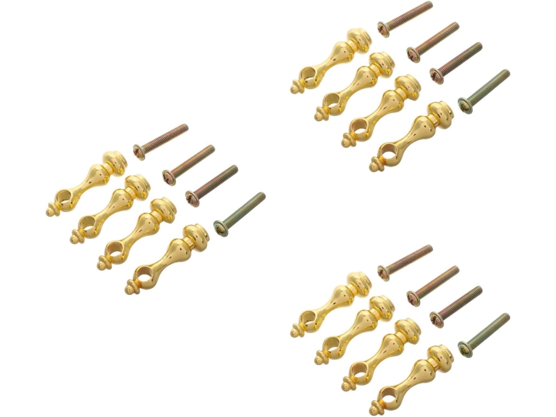 Conectores De Suporte De Garde-corps 12 Peças De À Embout De Poteau En Metal De À De Broches De Galerie En