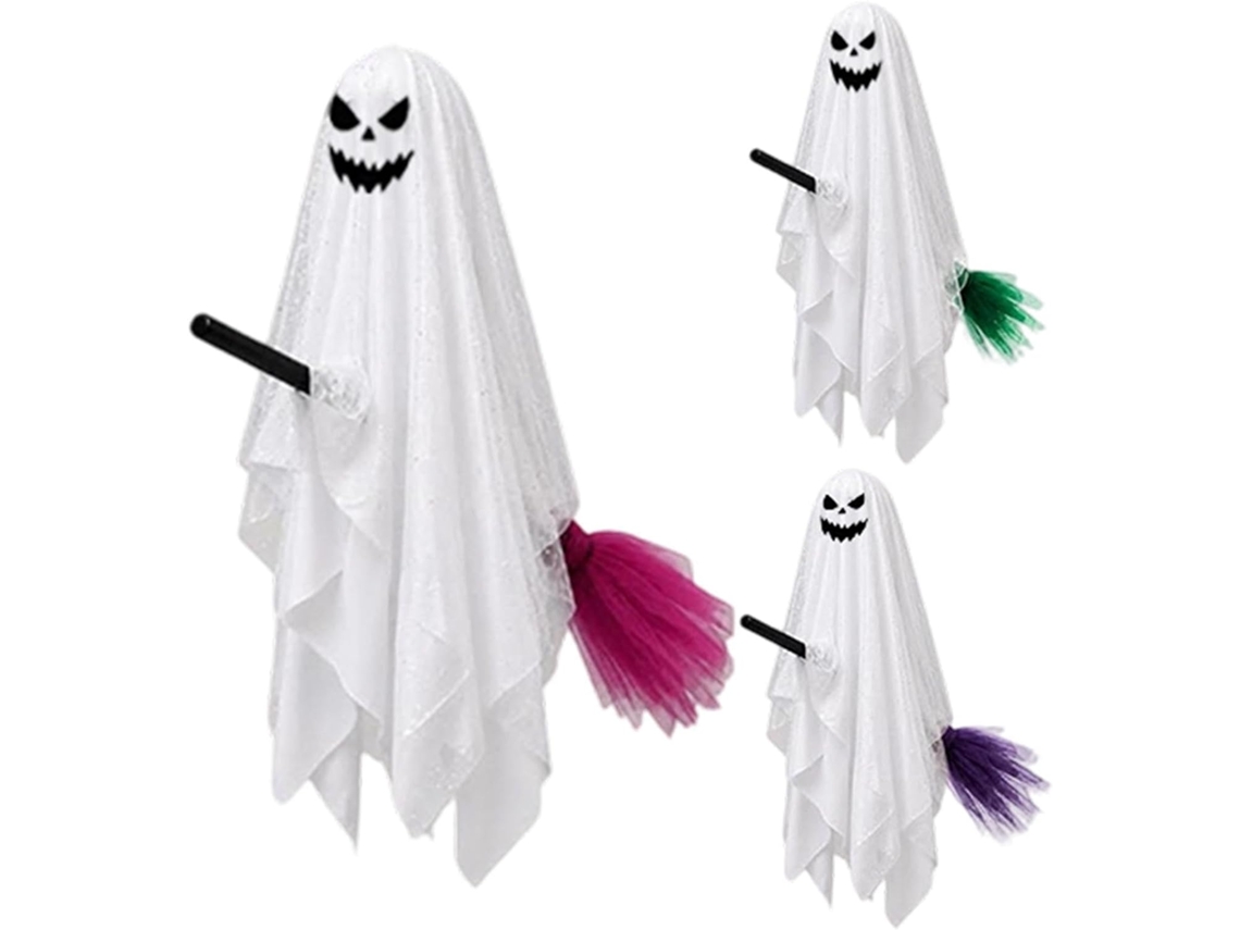 Conjunto De 3 De Decoração Iluminada Peça Temática E Colecionável