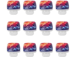 Puxadores E Botões Quadrados Para Gavetas Armários, Conjunto De 12 Peças, Design Geométrico Abstrato Colorido, Puxadores