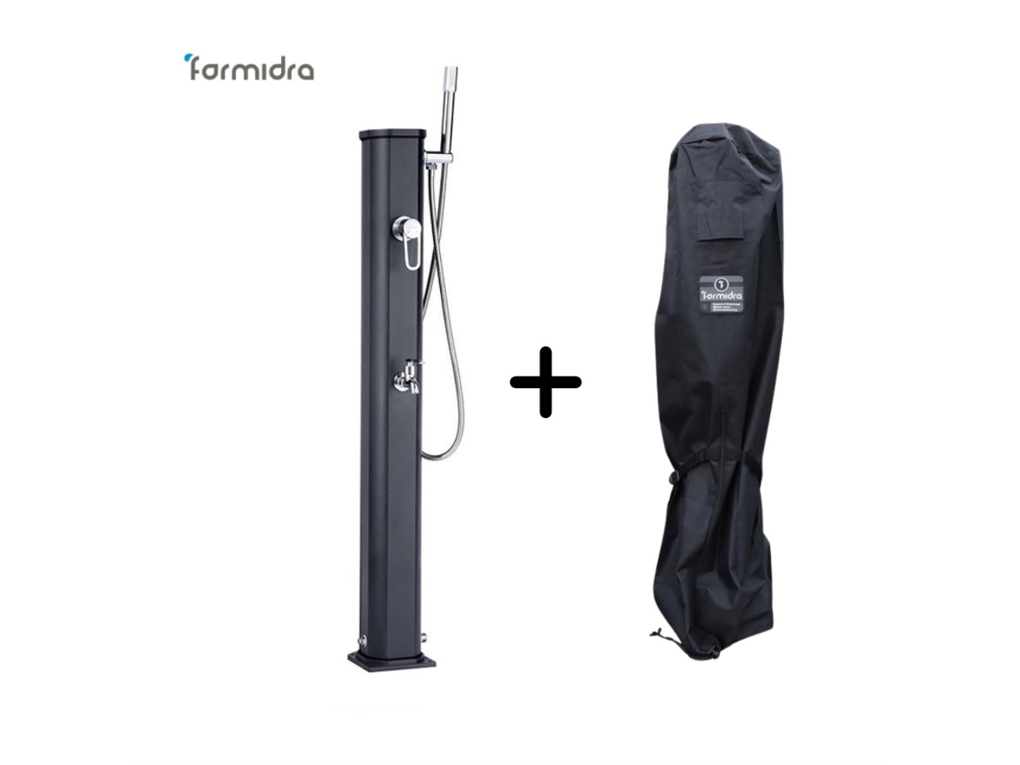Duche Solar Jolly Go 20l Antracite Com Capa De Duche