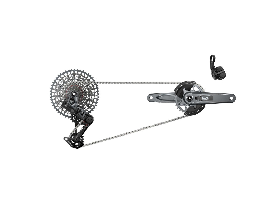 Transmissão Por Cassete SRAM Groupe Gx T-Type Axs Q174 Cl55 Dub Wide 2-Guards 10/52