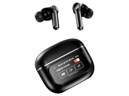 Fones de Ouvido Sem Fio Bluetooth 5.4 com Cancelamento de Ruído Ativo com Tela Sensível Ao Toque para Iphone Android JIAPEI (preto)