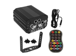 Luzes de festa DJ laser S/MARCA, ativadas por som, controle remoto, carga USB, 3000mah, para clubes e eventos