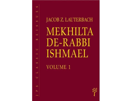 Livro mekhilta de-rabbi ishmael, 2-volume set de translated by jacob z lauterbach , foreword by david m stern (inglês)