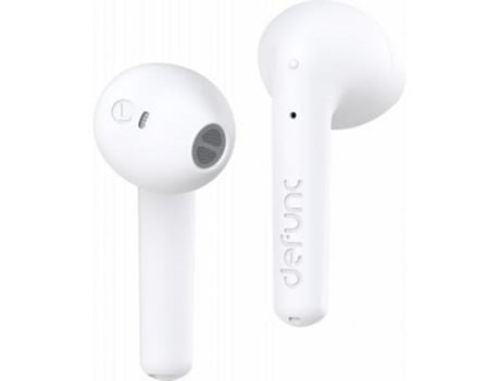 DEFUNC True Lite Verdadeiros Fones de Ouvido Sem Fio com Enc Branco