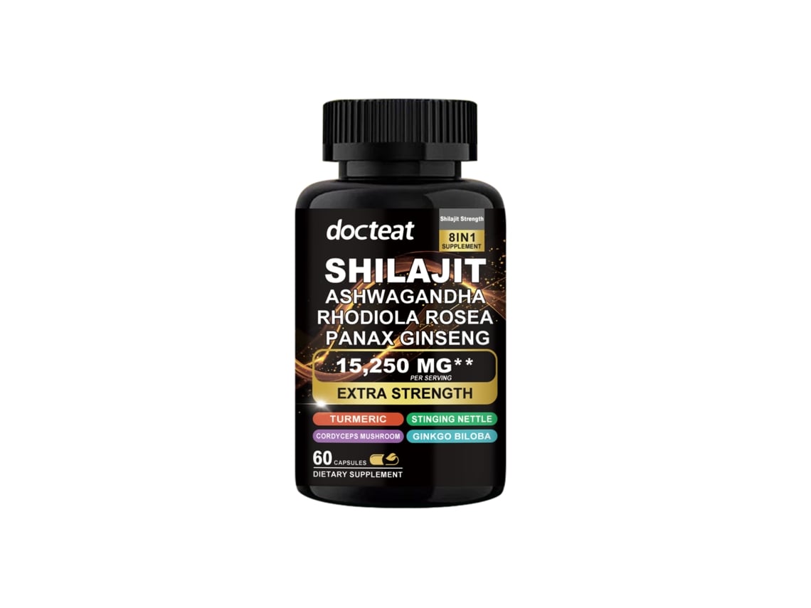 Cápsulas Shilajit Alta Qualidade Diária