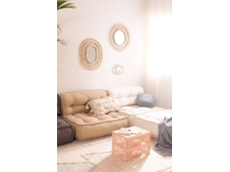 Encosto para Sofás SKLUM Yebel (Castanho - Algodão - 41 x 95 x 34 cm)