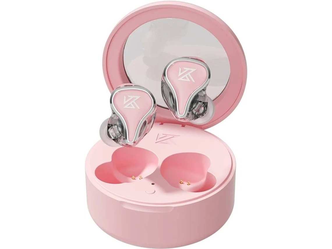 Auriculares In Ear Yizhood True Wireless Bluetooth Com Cancelamento De Ruído Rosa