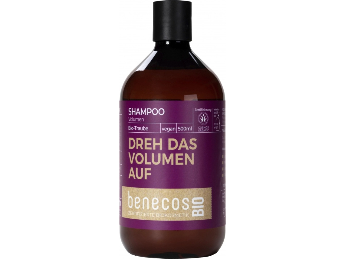 Bio Champú Volumen Uva 500ml Benecos