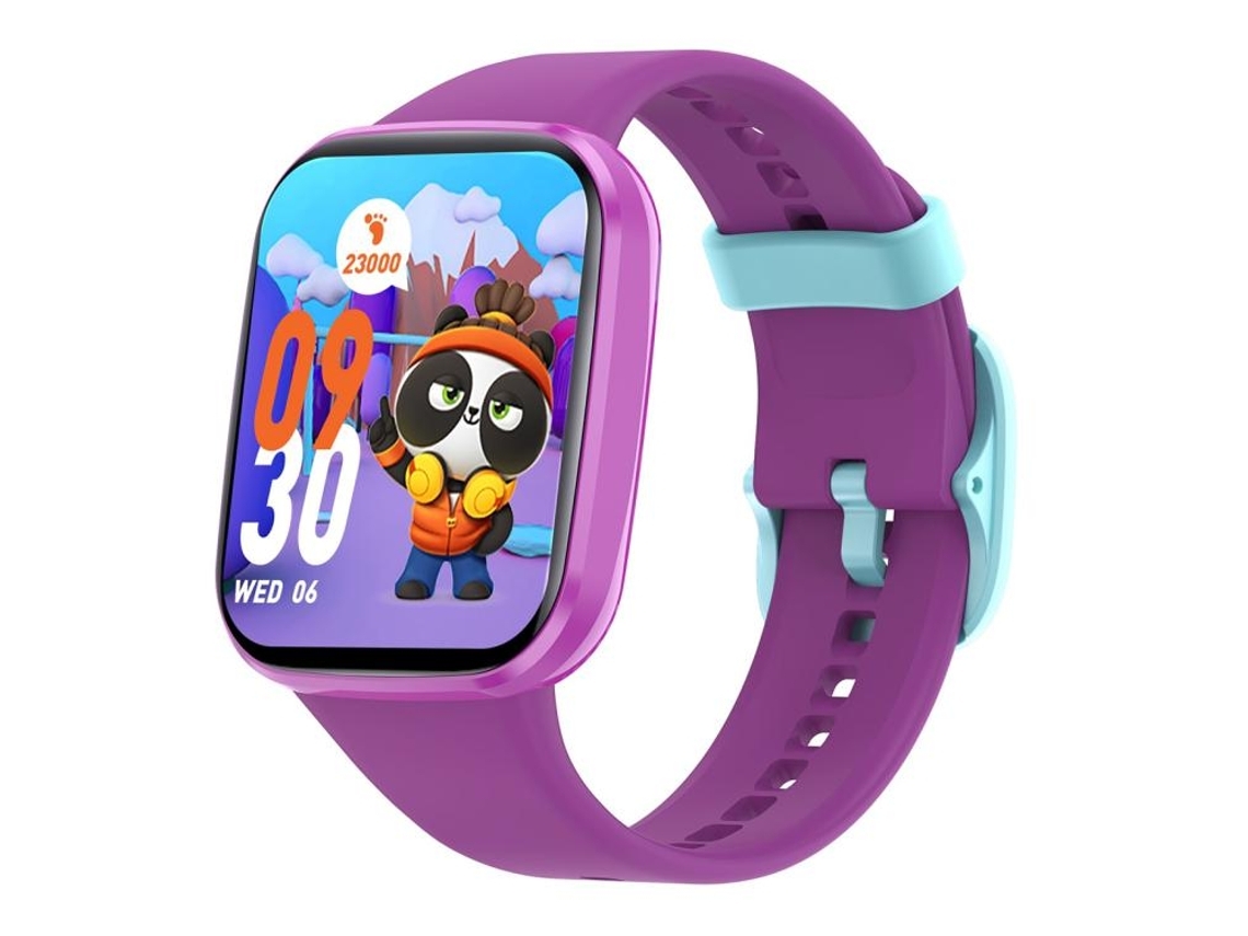 (roxo) Smartwatch Infantil Com Tela Colorida Tft De 1,69 Polegadas E Resistência À Água Ip68._glo