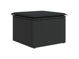 Garden Stool, Garden Stools Vidaxl Preto Rattan / Vime (n/a)
