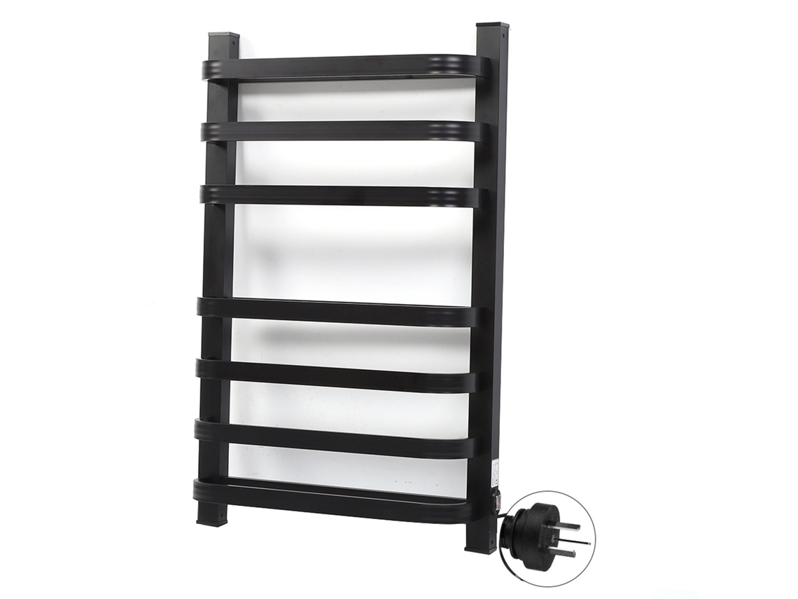 Rack Aquecido De Toalhas Laxiscreed Com Design Curvo, Secagem Rápida E Armazenamento Inteligente