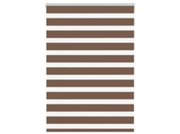 Zebra Blind, Zebra Blinds Vidaxl Marrom Poliéster (115 X 100 Cm)