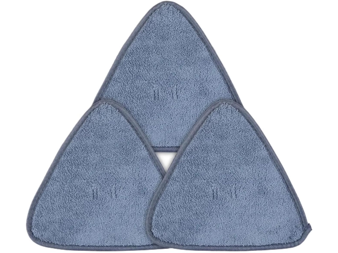 Refis Para Esfregão Triangular De Parede, Almofada De Microfibra, Compatível Com Almofadas Laváveis E Reutilizáveis Para