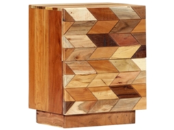 Bedside Cabinet, Bedside Cabinets Vidaxl Marrom Madeira
