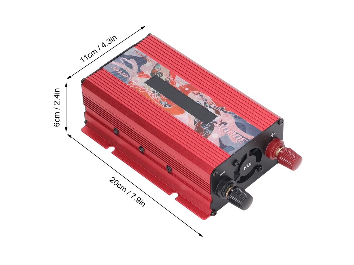 Inversor De Energia Carro 3000w Com Usb E Lcd
