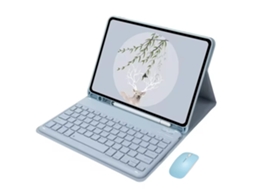 Capa Com Teclado Para Samsung Galaxy Tab S11 11 Polegadas Com Mouse, Azul Gertiz (2025)
