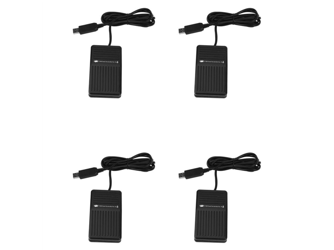4x Pedal De Teclado Usb Para Pc Slowmoose